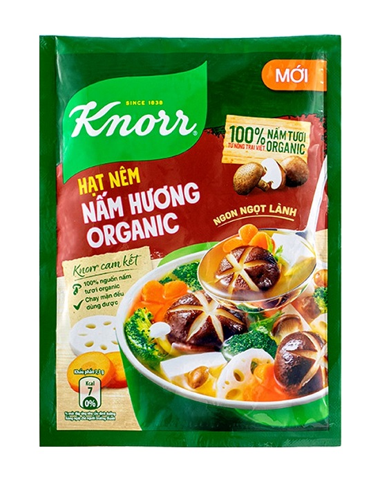 Dado granulare ai funghi Shitake - Knorr Vietnam 170g.